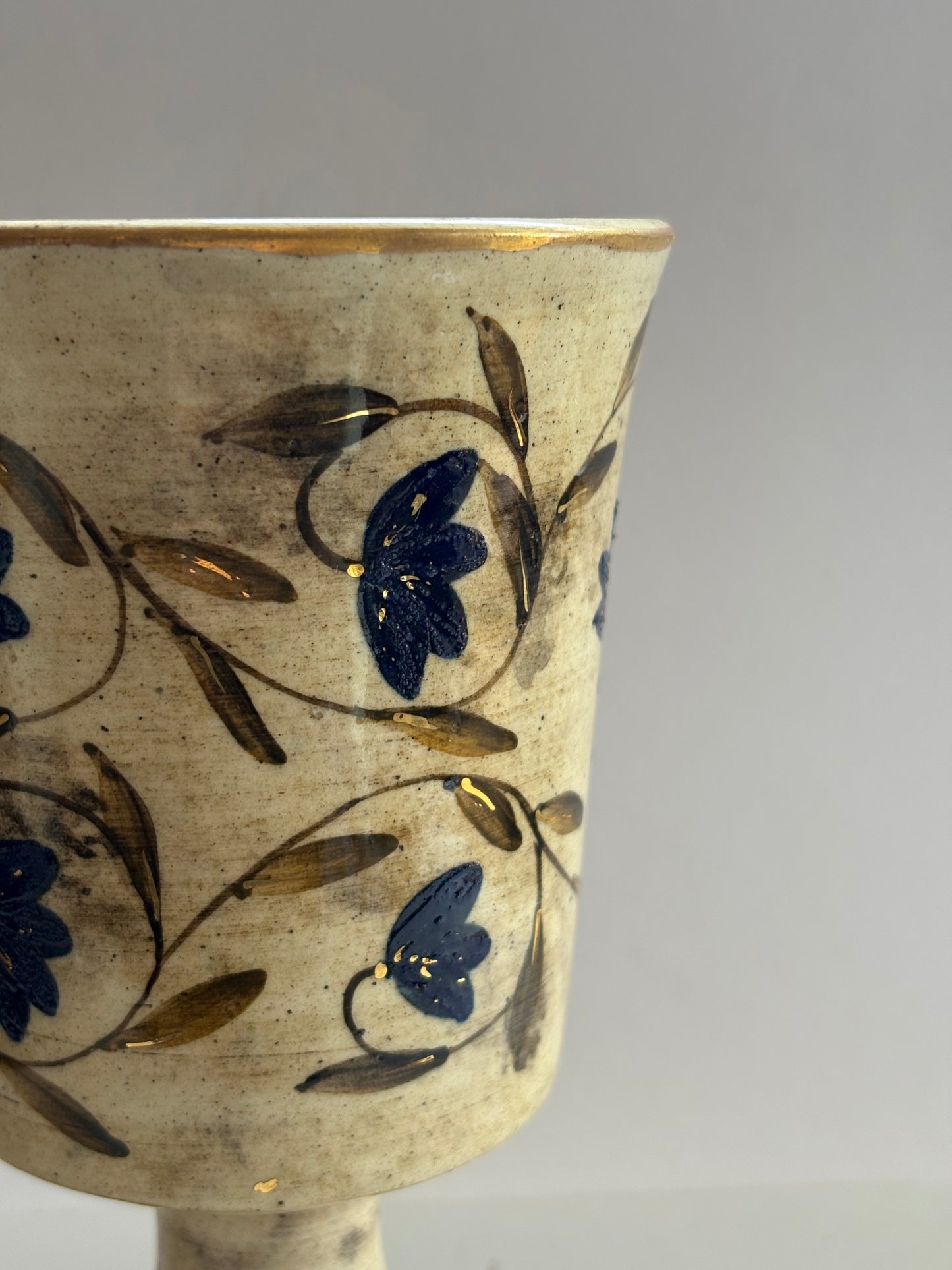 Mughal Wine Goblet Blue Medium