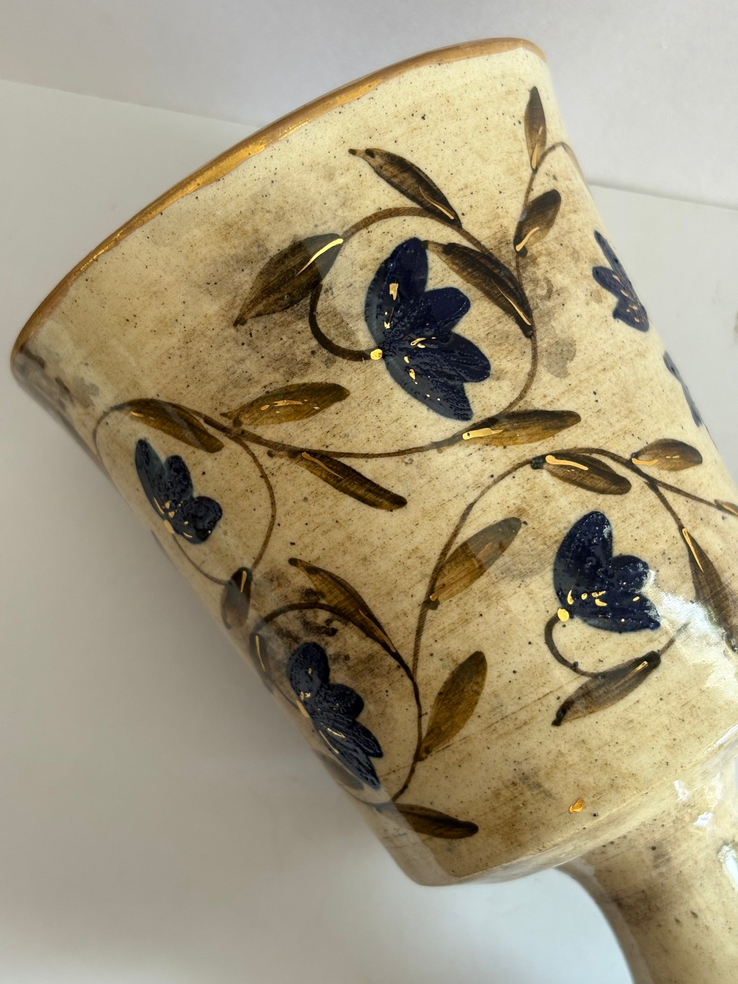 Mughal Wine Goblet Blue Medium