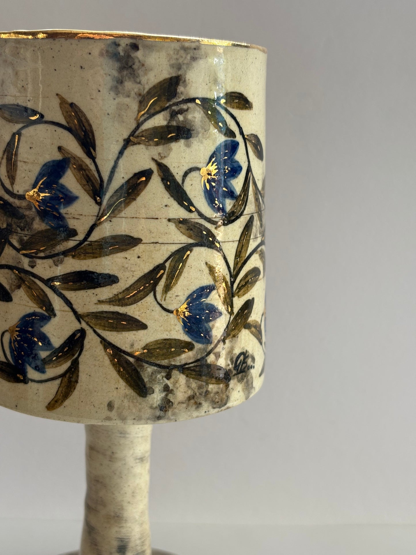 Mughal Wine Goblet Blue Medium