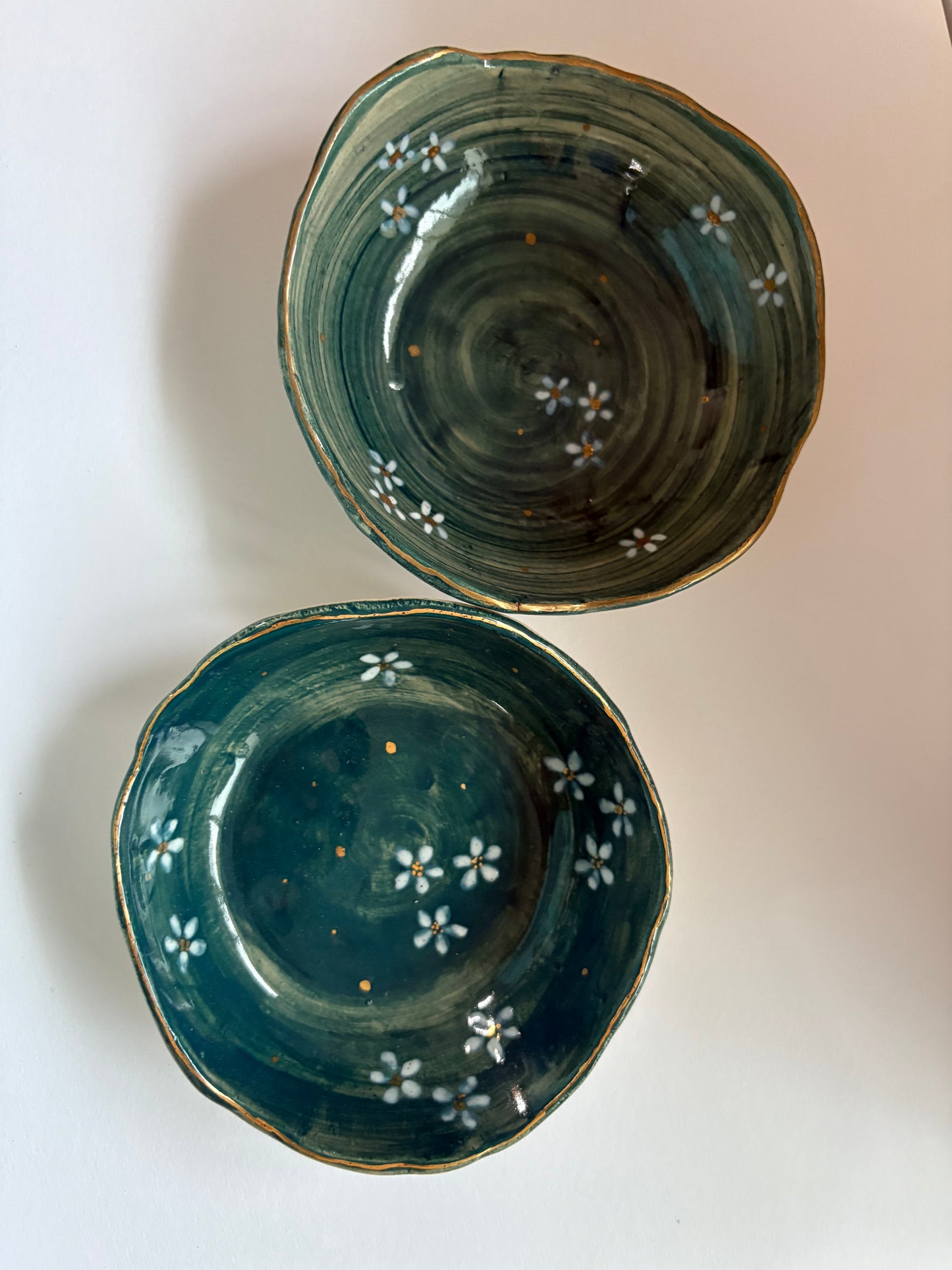 Phulwari Teal - Set of 2