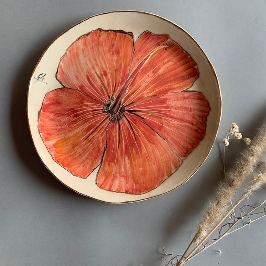 Hibiscus Dinner Plate