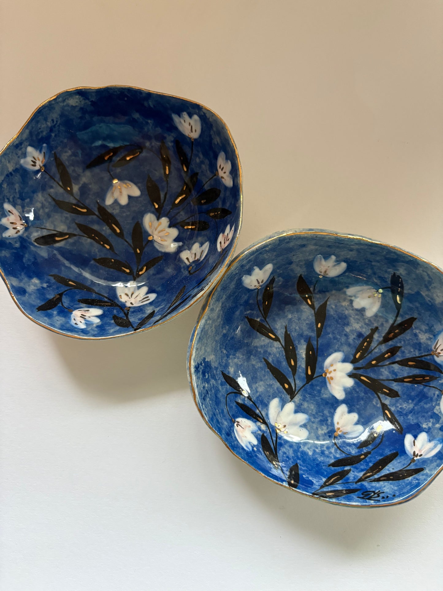 Mughal Blue and White Tapas Bowls - Set of 2