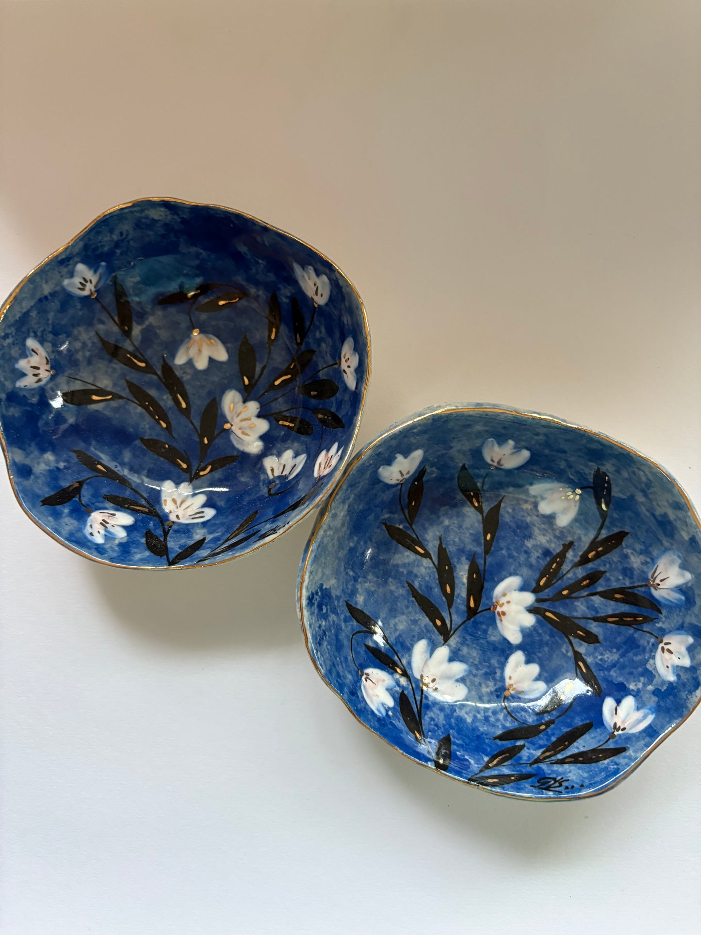 Mughal Blue and White Tapas Bowls - Set of 2