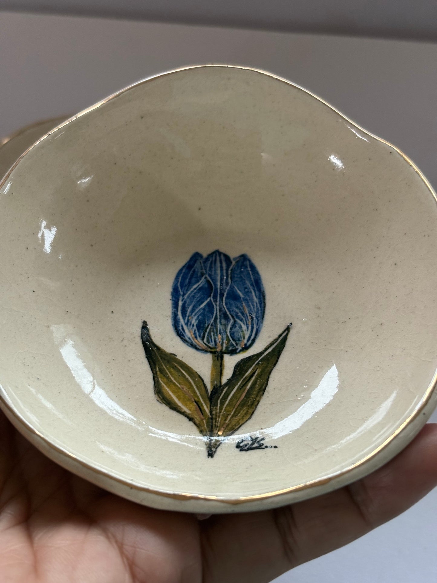 Tulip Tapas Bowl Single FLower - Set of 2