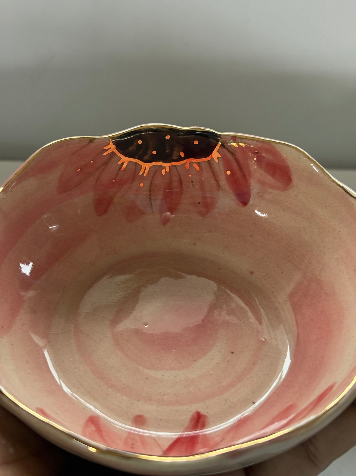 Sunflower Tapas Bowl - Pink Set of 2