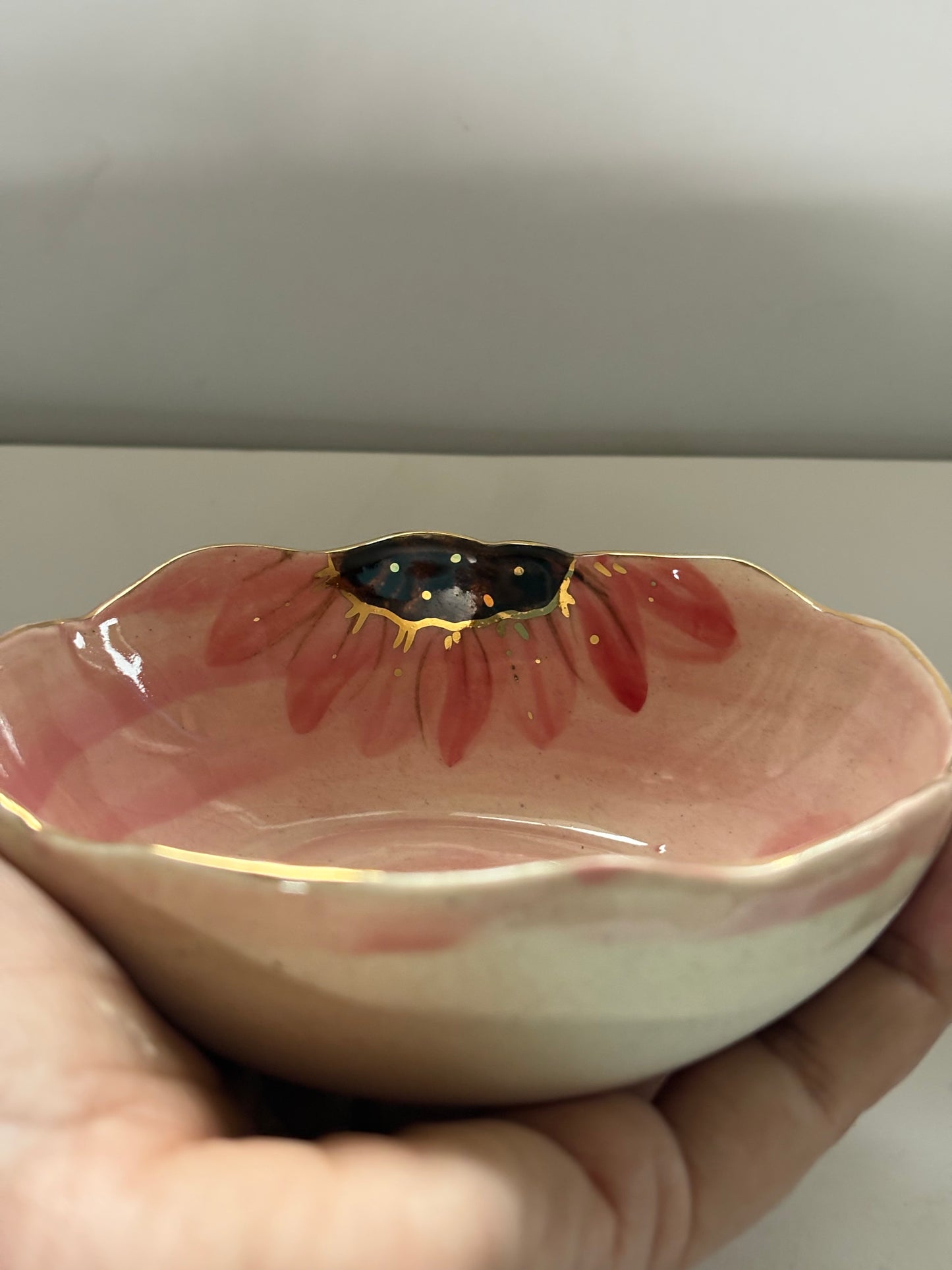 Sunflower Tapas Bowl - Pink Set of 2