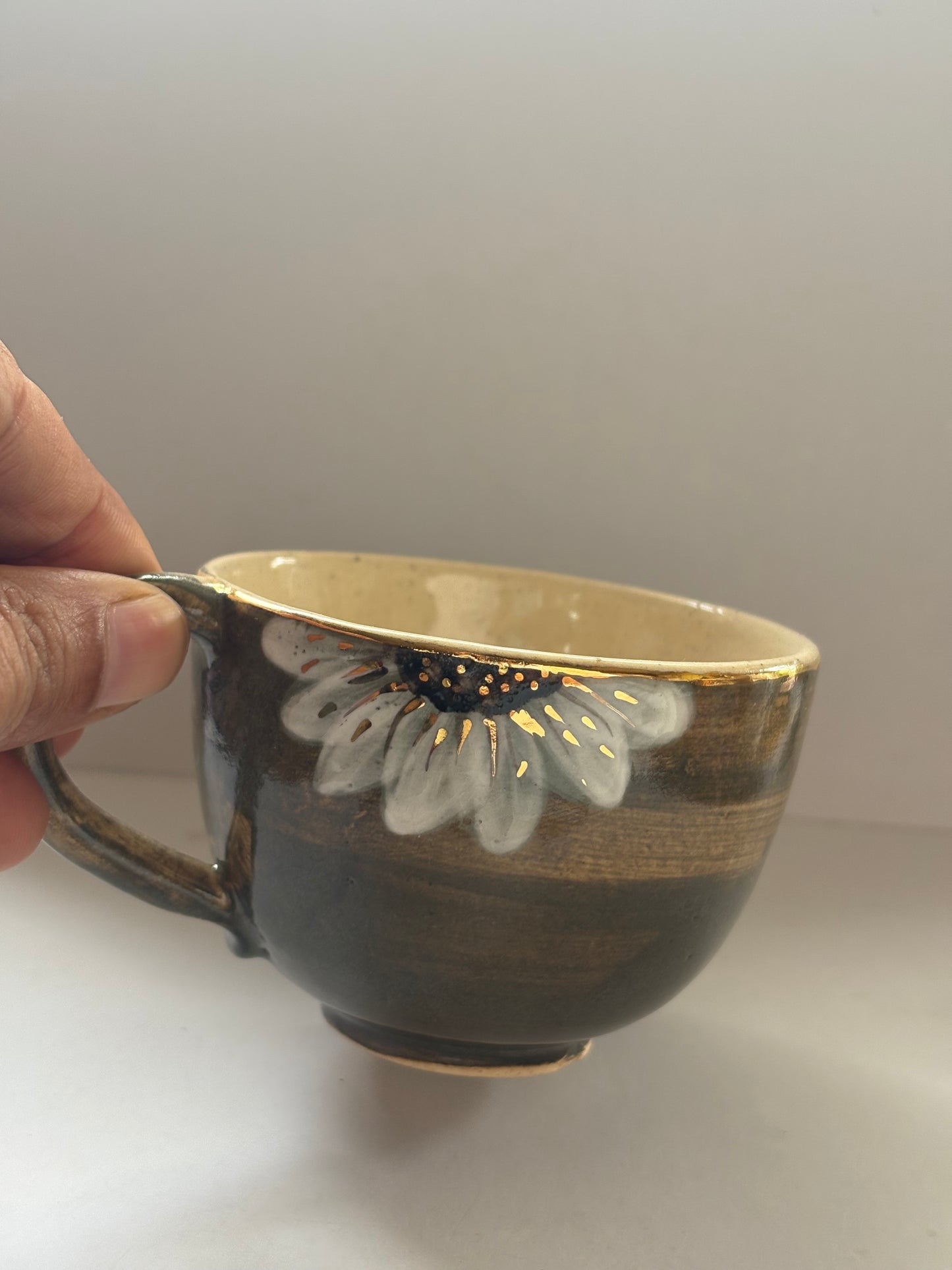 Sunflower Tea Cups - Green