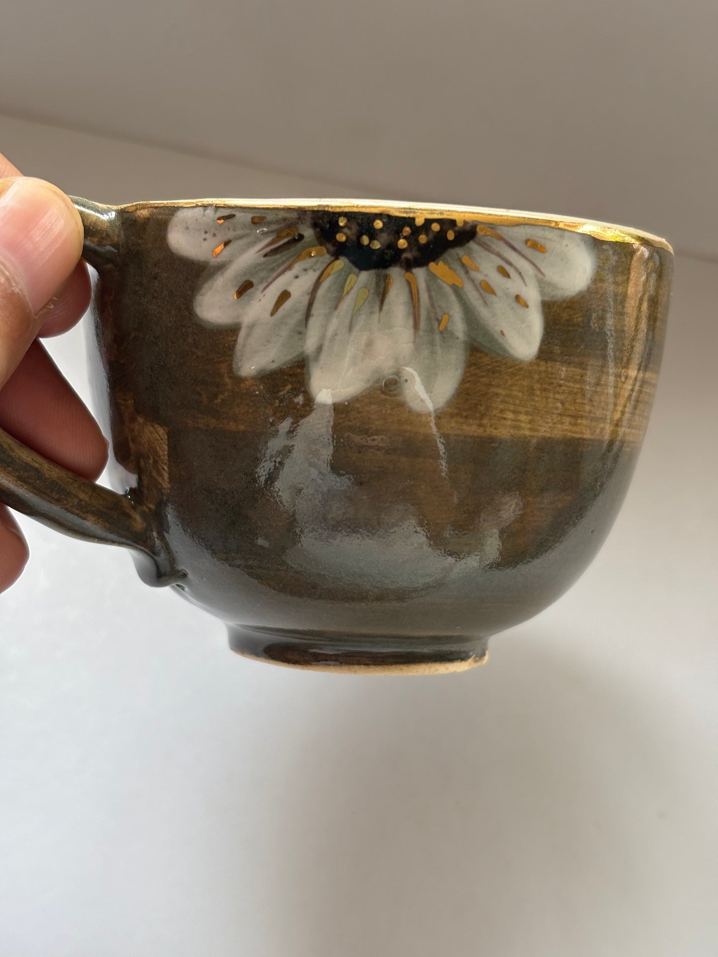 Sunflower Tea Cups - Green