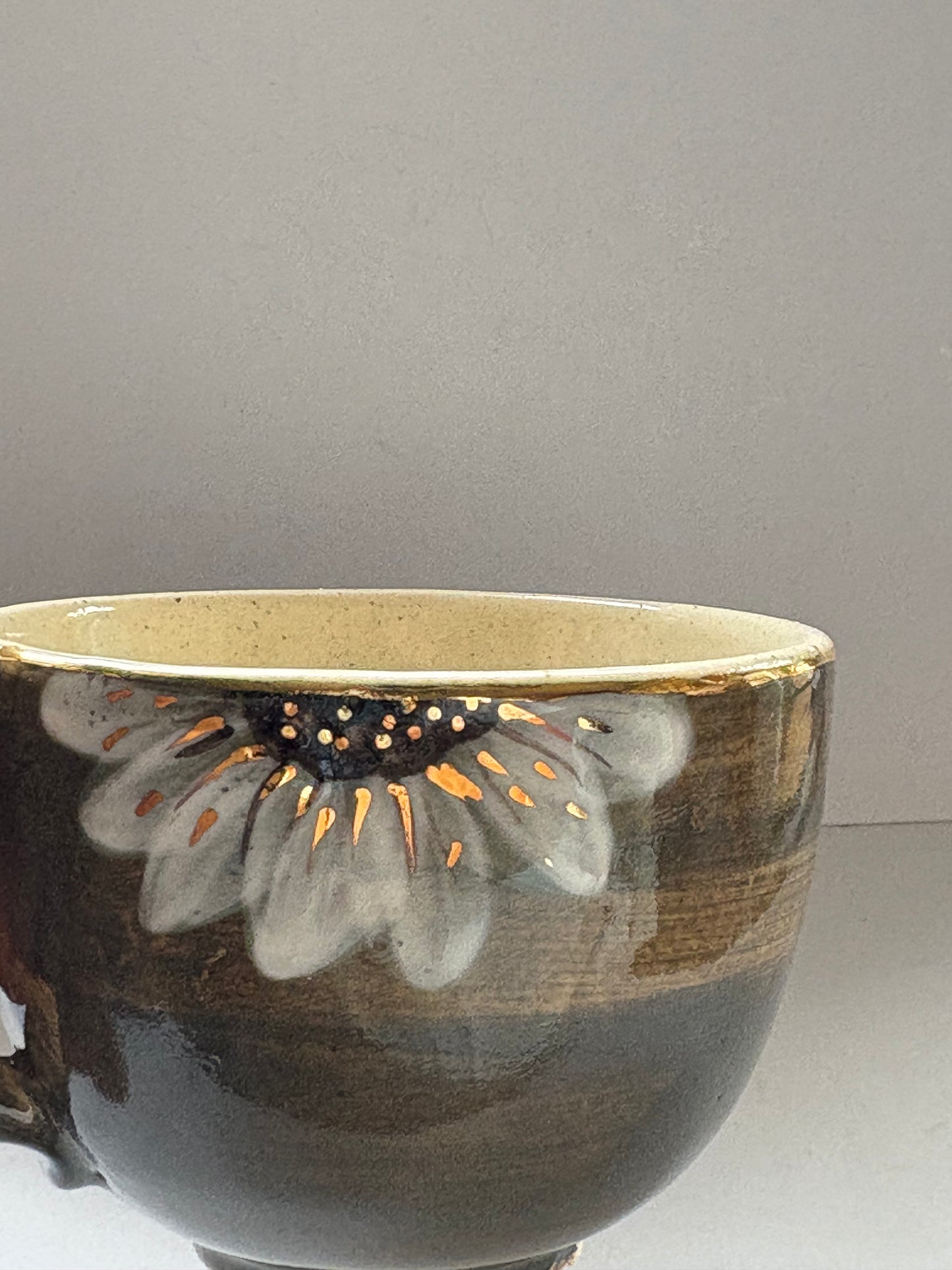 Sunflower Tea Cups - Green