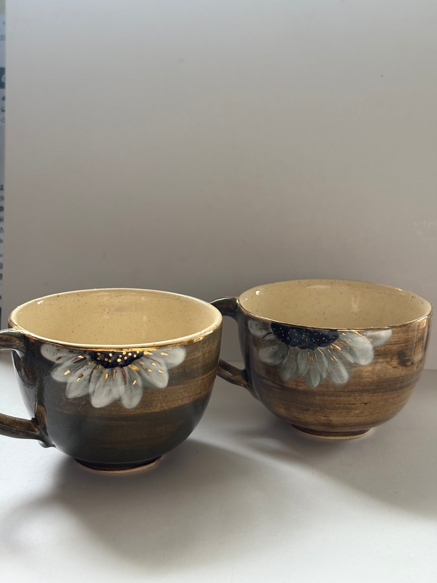 Sunflower Tea Cups - Green