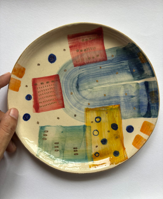Abstract - 8" Breakfast Plate