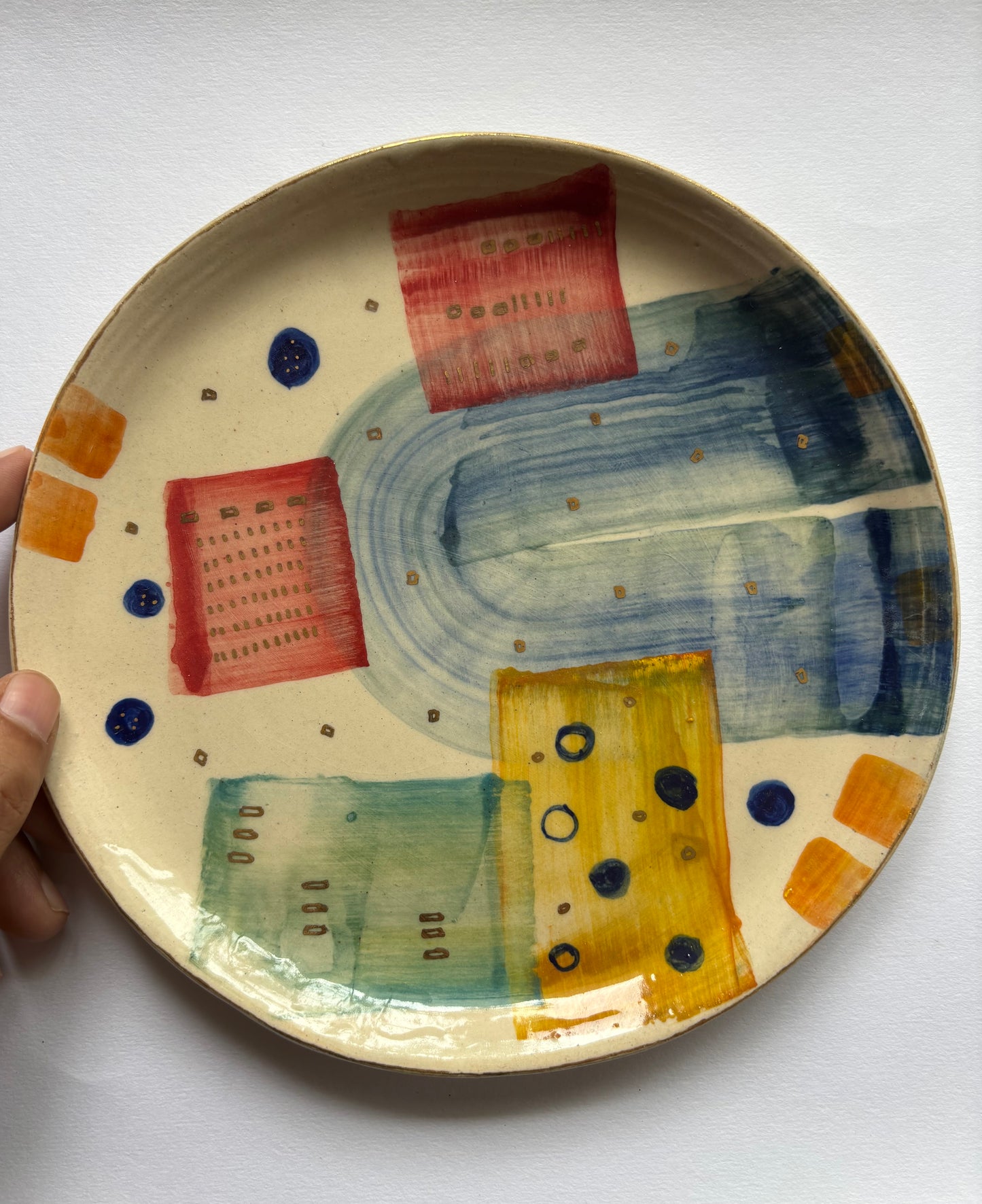 Abstract - 8" Breakfast Plate