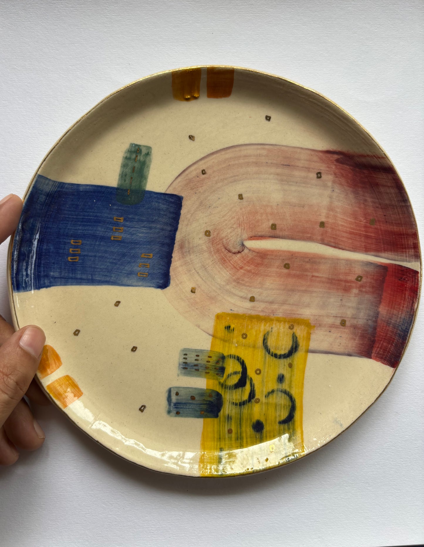 Abstract - 8" Breakfast Plate