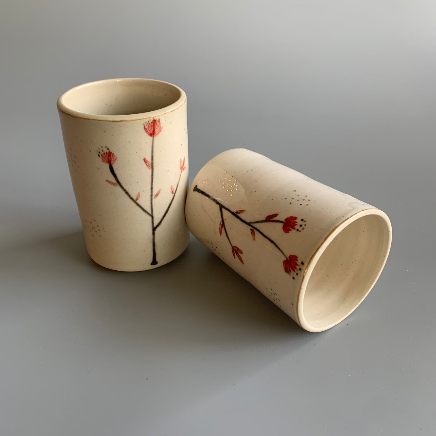Cherry Blossom Wine Glasses - Medium- Set of 2