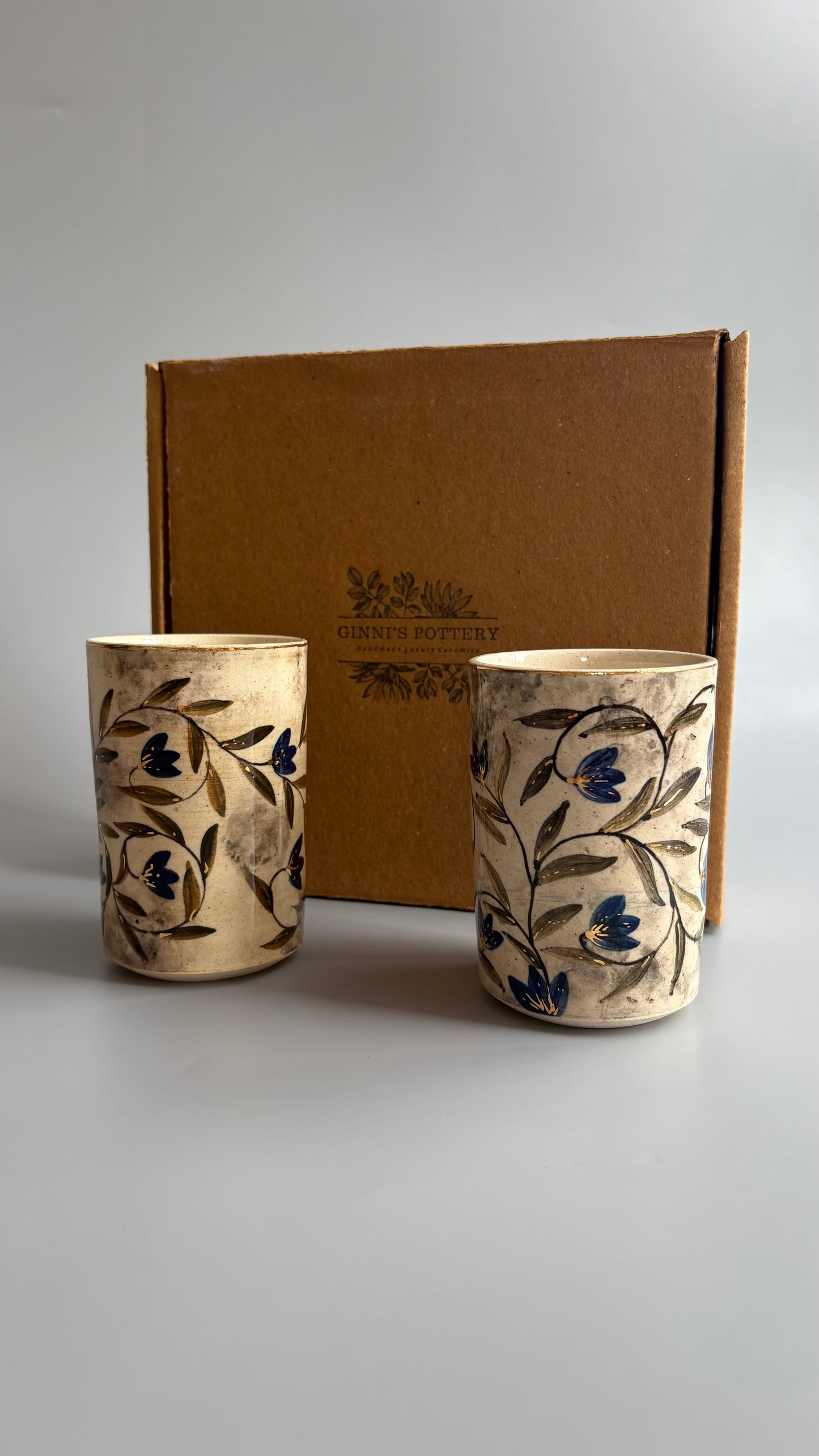 Mughal Wine Glasses Maroon- Set of 2