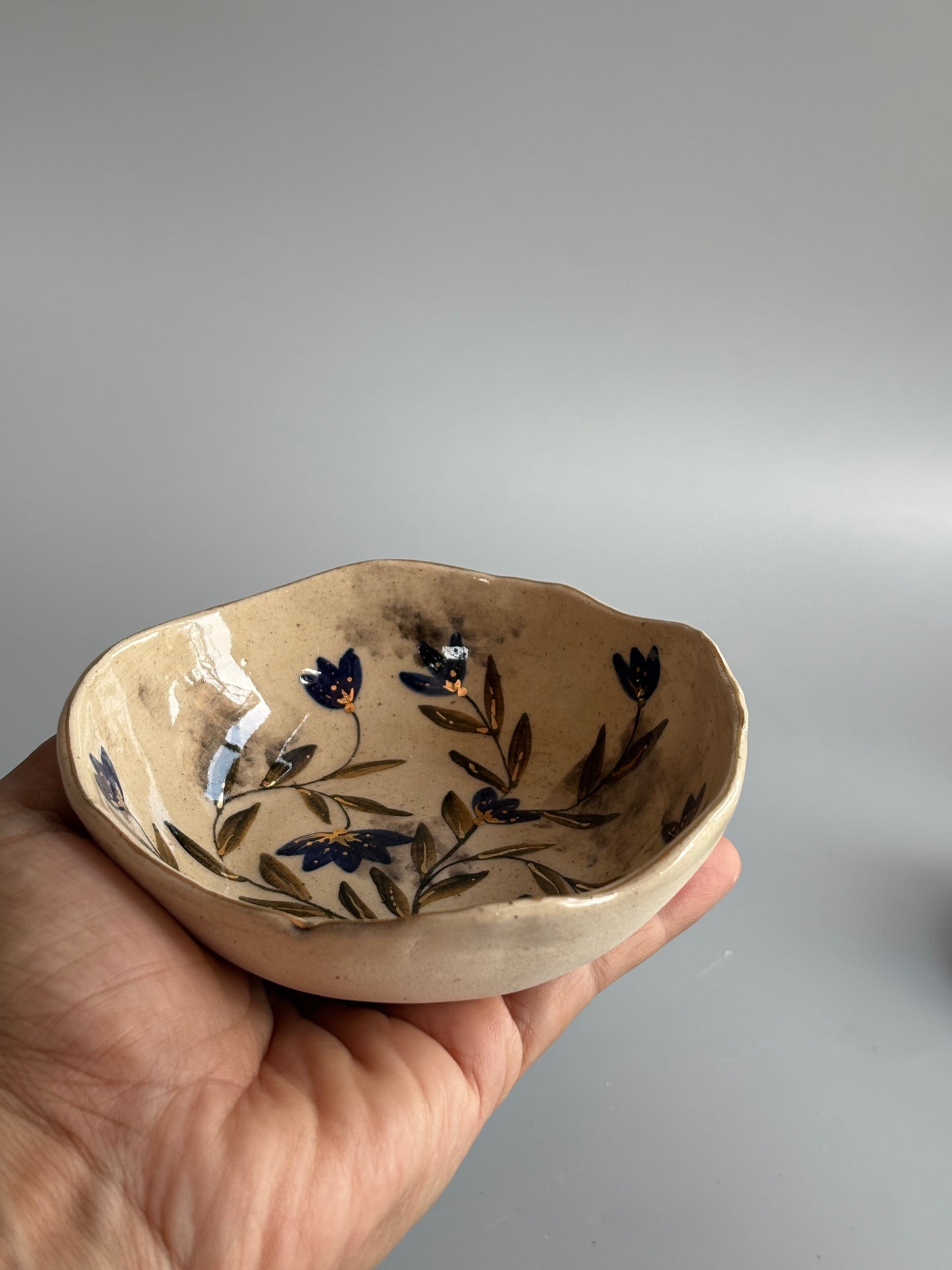 Mughal White and Blue Tapas Bowls - Set of 2