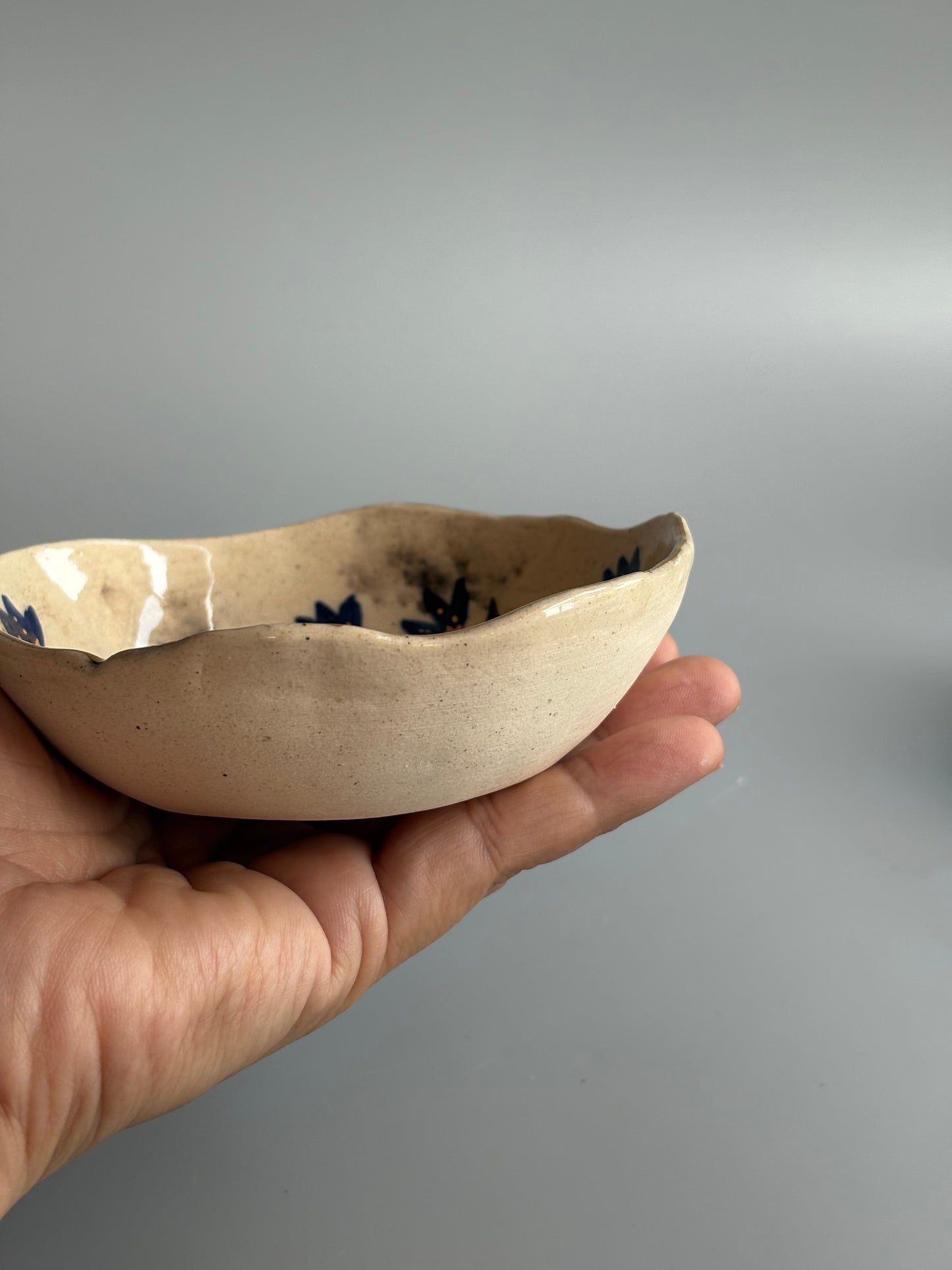 Mughal White and Blue Tapas Bowls - Set of 2