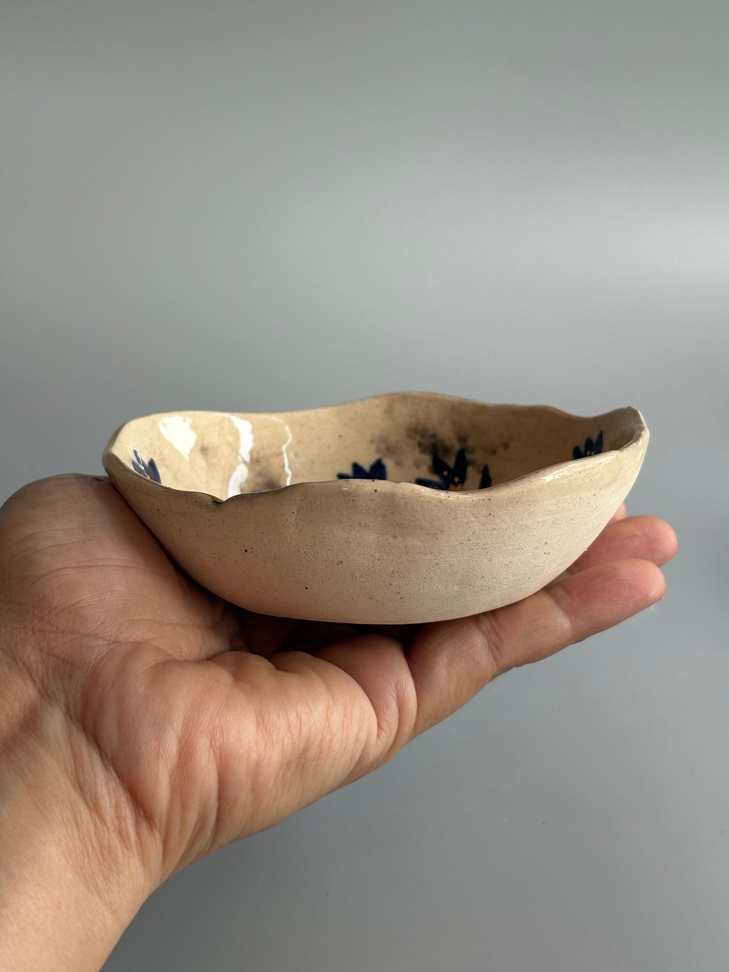 Mughal White and Blue Tapas Bowls - Set of 2