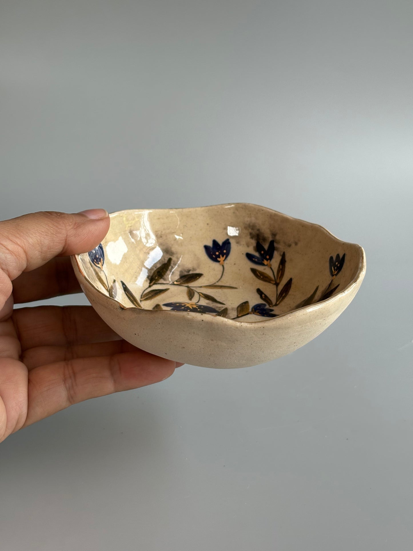 Mughal White and Blue Tapas Bowls - Set of 2