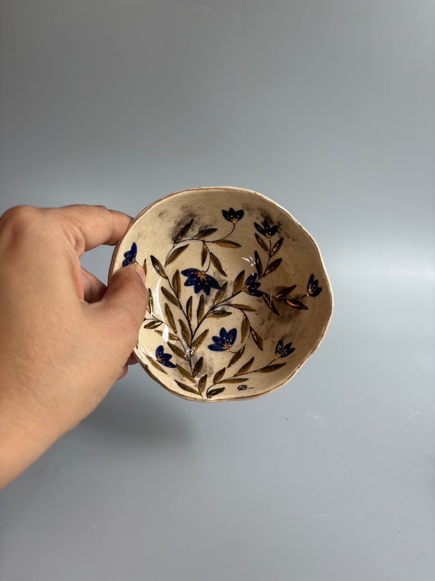 Mughal White and Blue Tapas Bowls - Set of 2