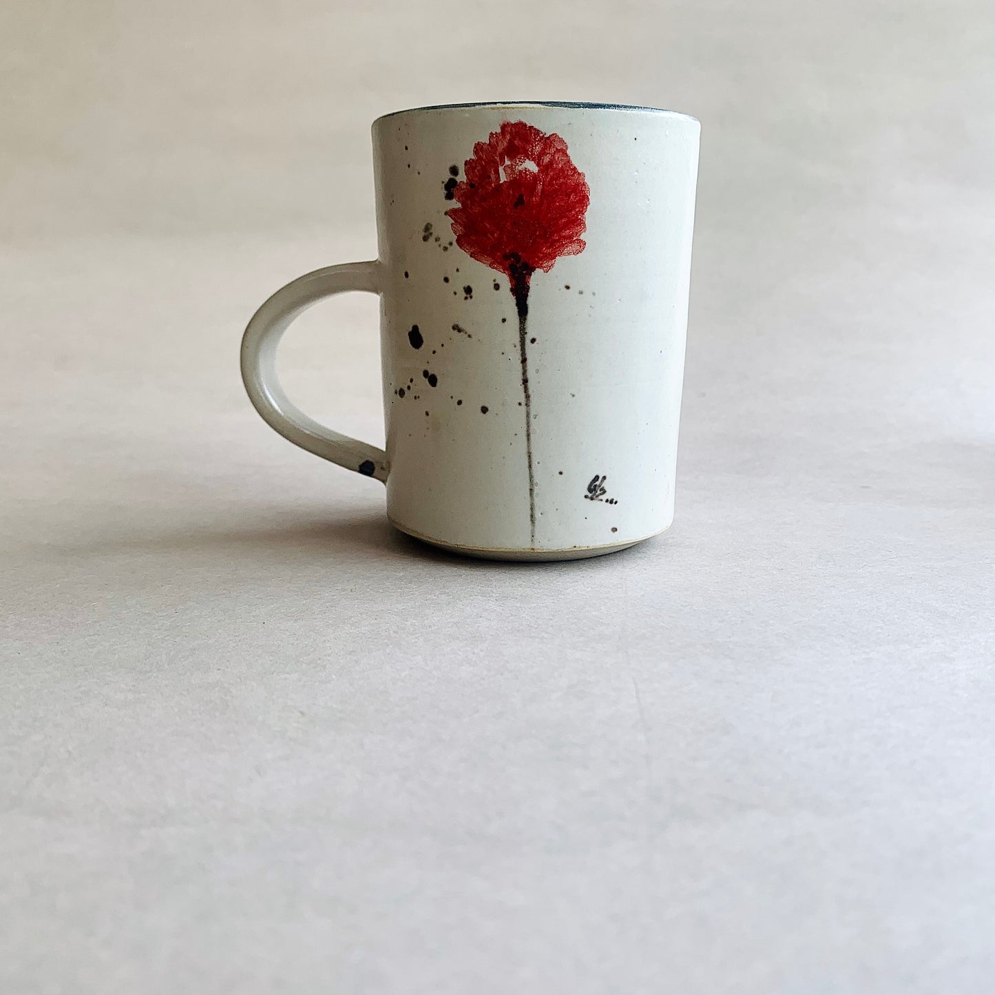 Peony White Coffee / Tea Mug