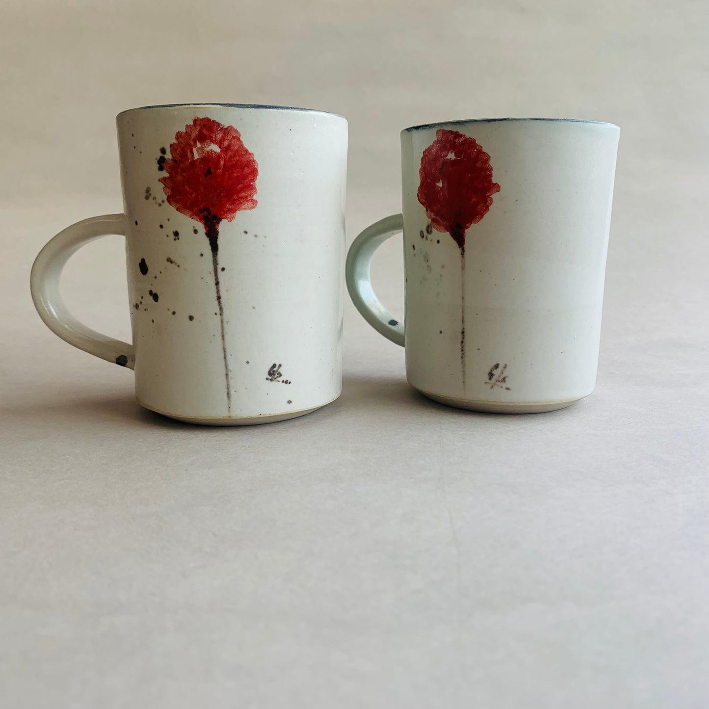 Peony White Coffee / Tea Mug