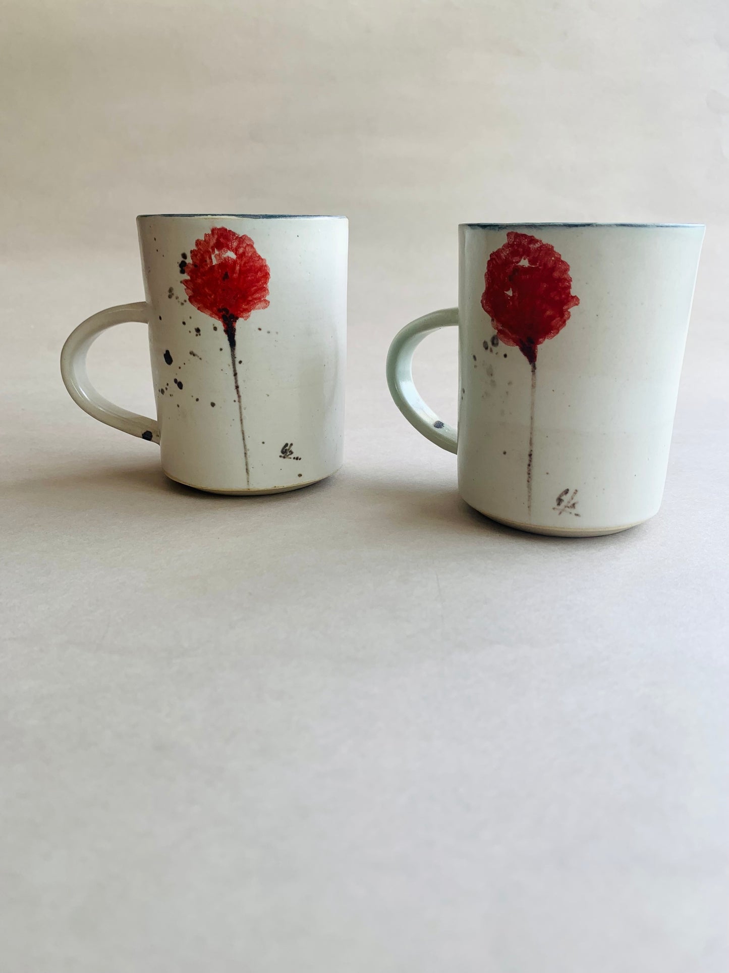 Peony White Coffee / Tea Mug